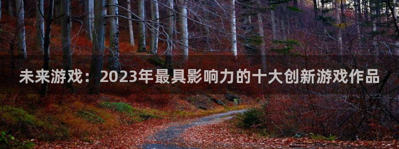 赢咖娱乐网址注册：未来游戏：2023年最具影响力的十大创新游