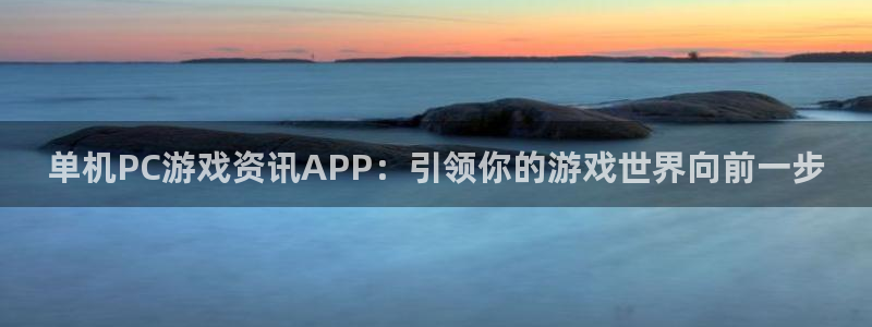 赢咖游戏平台登录：单机PC游戏资讯APP：引领你的游戏世界向