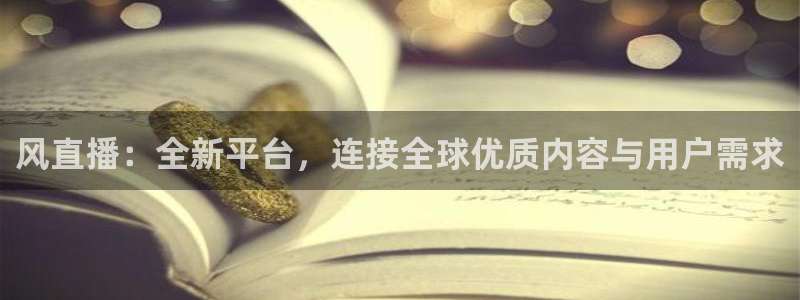857体育直播入口：风直播：全新平台，连接全球优质内容与用户需求